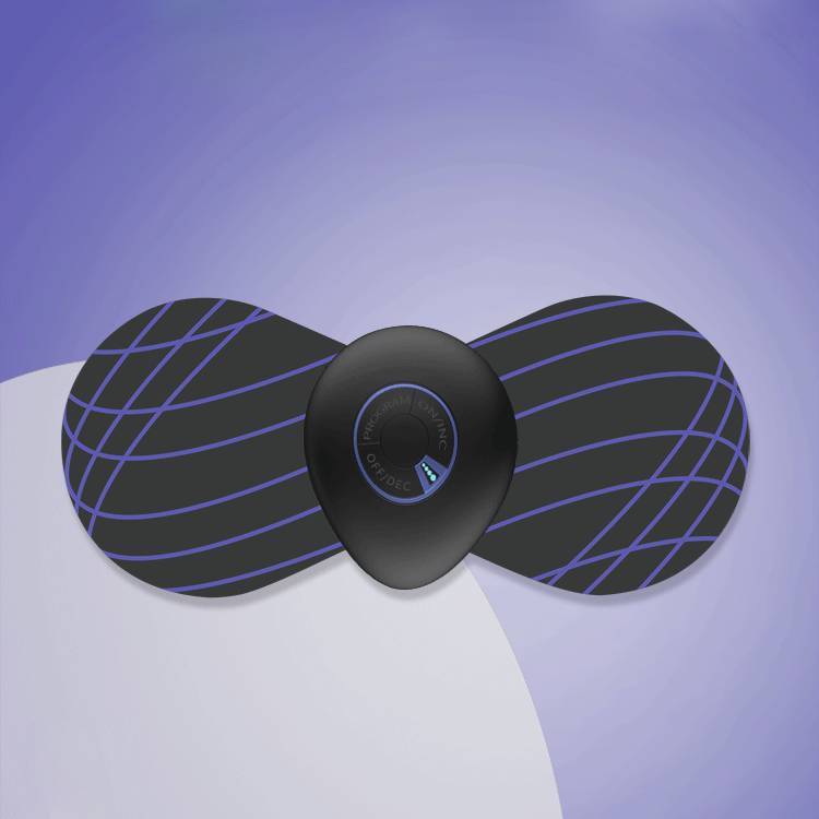 Simone Biles Muscle Relaxation Massager Shoulder And Neck Pad Mini Convenient Pulse Cervical Sticker Household Electric Small Neck Massager