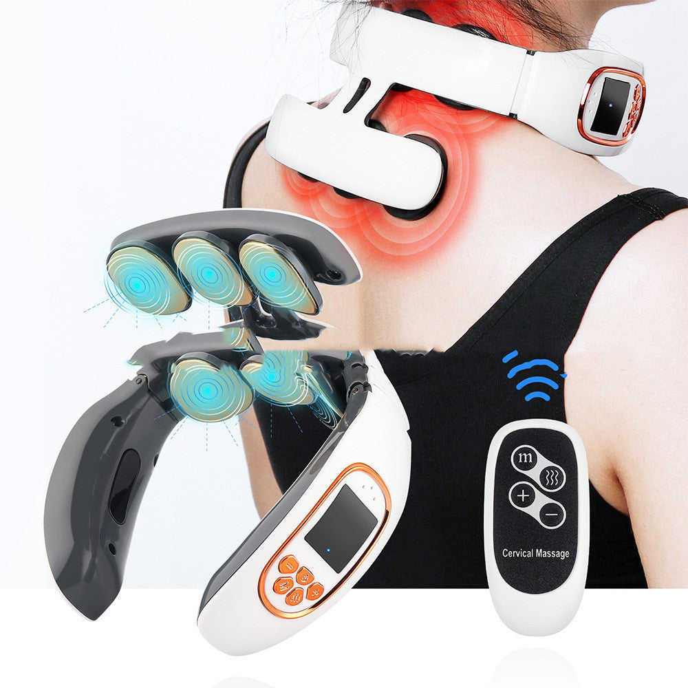 Simone Biles choice of Muscle Relaxation Massager Neck Protector 6 Heads Physiotherapy Shoulder And Neck Massager