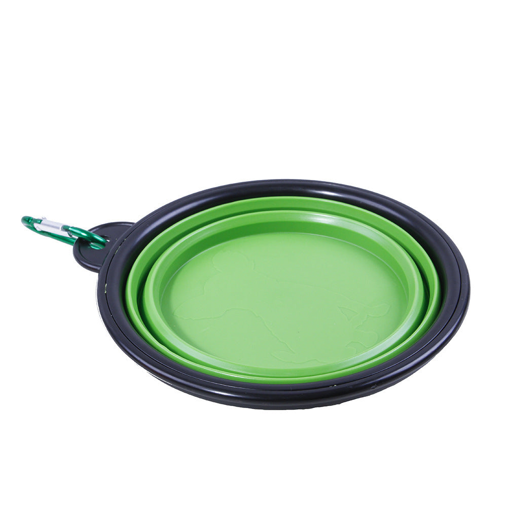 Pet Supplies Dog Leash Foldable Dog Bowl Pickup Garbage Bag