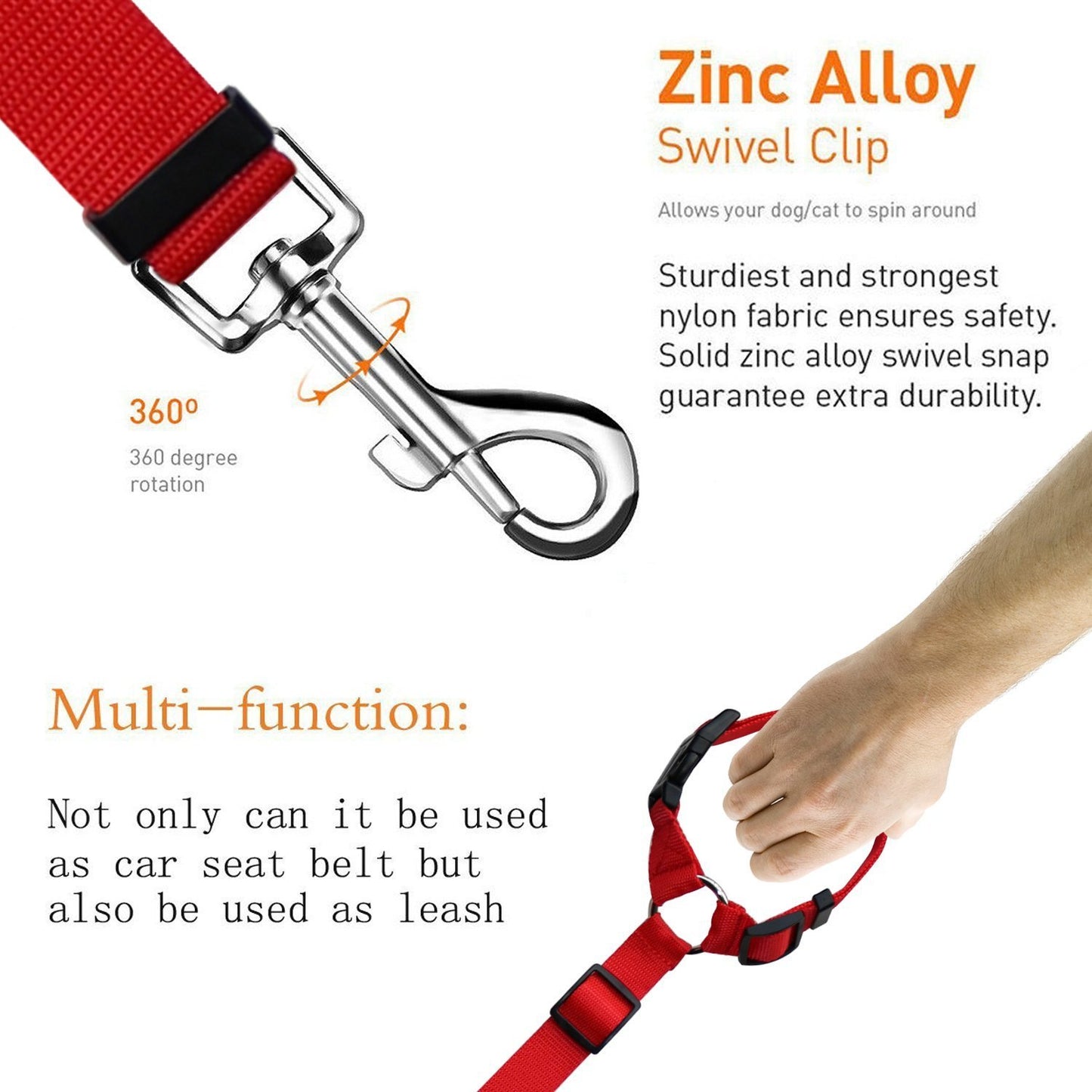 Pet Car safety leash