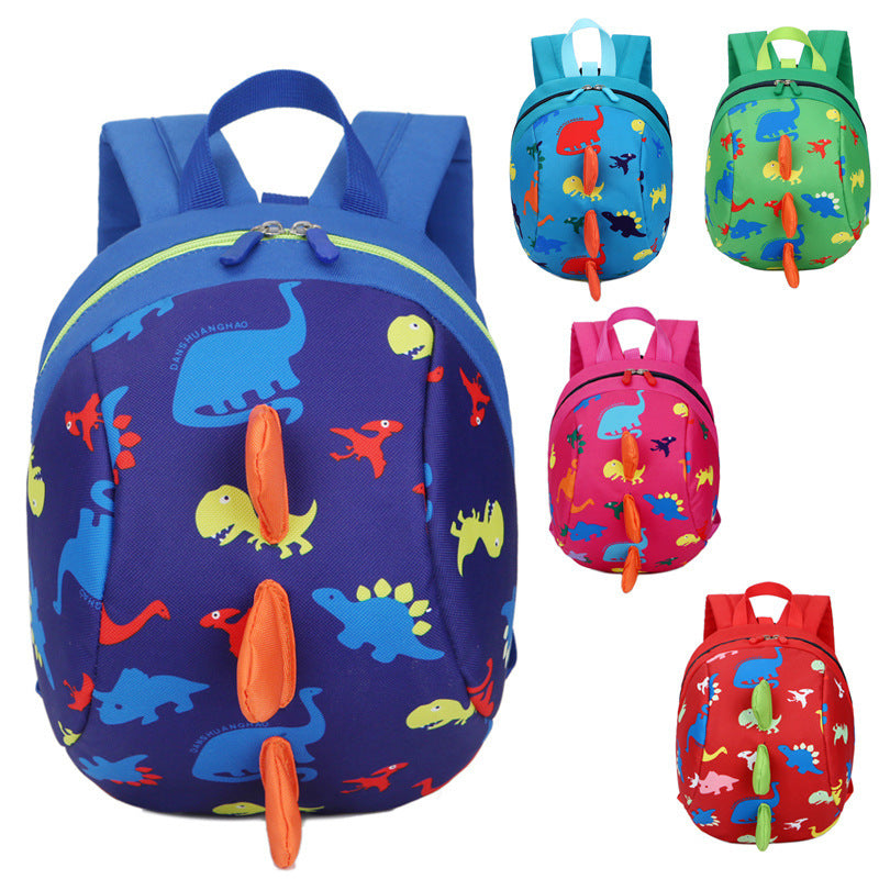 Breathable, Wear-resistant Cute Baby Dinosaur Book Backpack