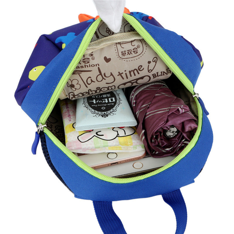 Breathable, Wear-resistant Cute Baby Dinosaur Book Backpack