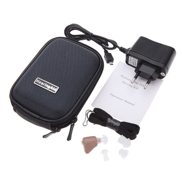 Elderly hearing aid, amplifier, amplifier