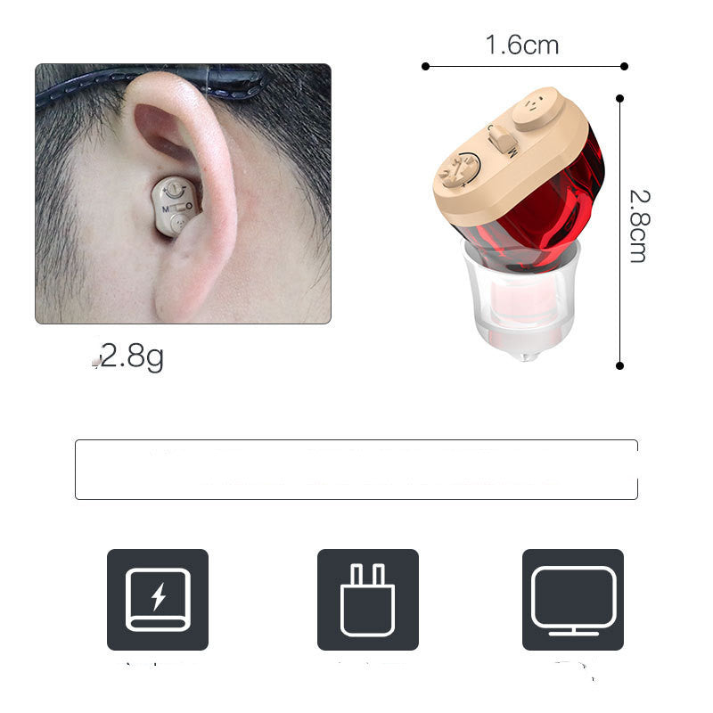 New Ear Canal Rechargeable Hearing Aid