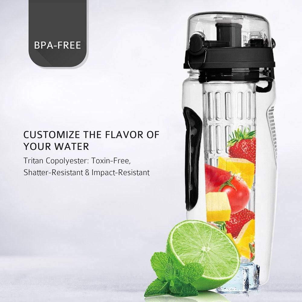 Plastic Sport Fruit Infuser Water Bottle