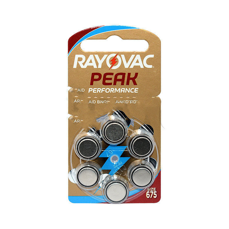 LTECH Hearing Aid Battery RAYOVAC Peak
