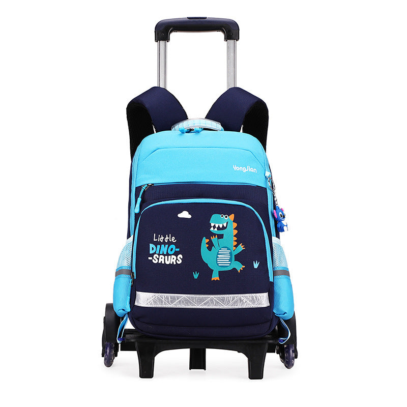 Kids Detachable Trolley  Bag For School Students