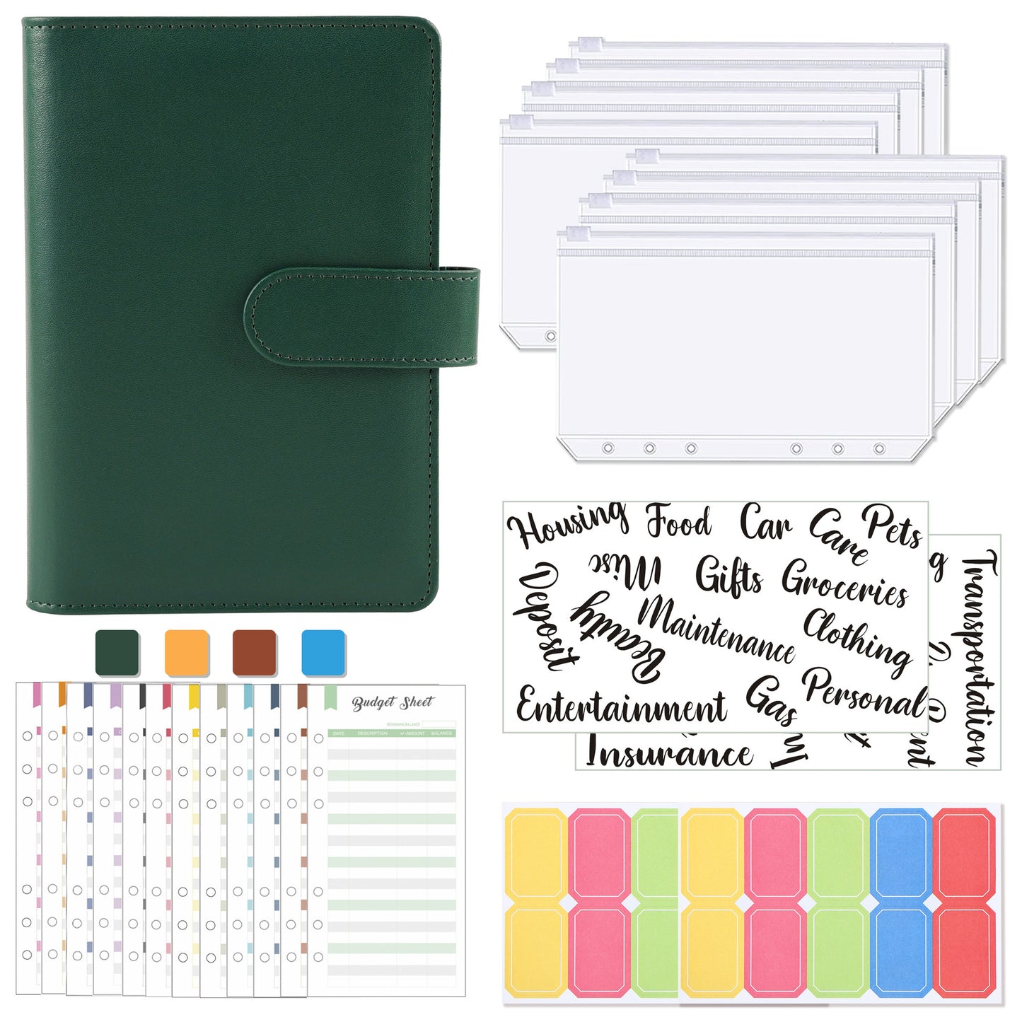 A6 Macaron Notebook 6 Hole Loose-leaf Book