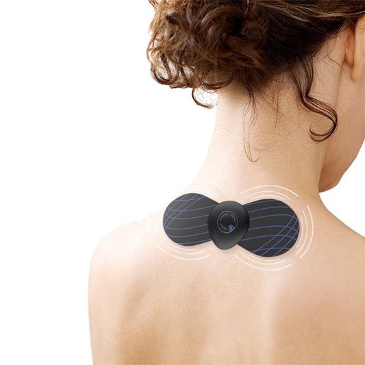 Simone Biles Muscle Relaxation Massager Shoulder And Neck Pad Mini Convenient Pulse Cervical Sticker Household Electric Small Neck Massager